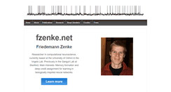 Desktop Screenshot of fzenke.net