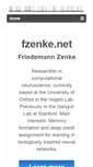 Mobile Screenshot of fzenke.net