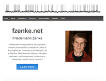 Tablet Screenshot of fzenke.net